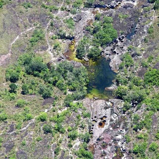 Kent ile Cano Cristales arasndaki mesafe ku uuu 210 kilometre olmasna ramen, yolcularn nnde iki yol bulunuyor: Ya su basm yollardan geen 26 saatlik sarsntl bir rota ya da bir saatlik uu mesafesinde bulunan La Macarenaya havadan yolculuk. 
