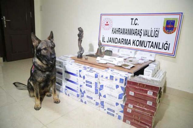 33 KNN FADES ALINDI  <br><br>  HA'da yer alan habere gre operasyon kapsamnda, deniz kz heykeli, yzk, metal kitabe, mhr, an ve paralarndan oluan 7 adet tarihi eserle birlikte, eitli miktarlarda uyuturucu madde ve kaak sigara ele geirildi. 