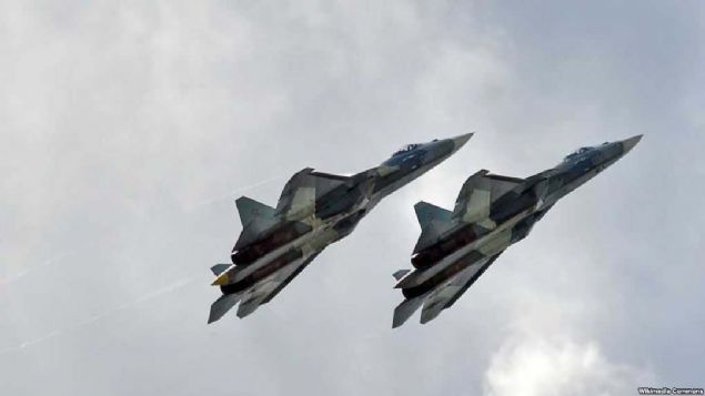 Su-57 nerede kullanlyor:  <br><br>  12 uaktan oluacak ilk seri retim grubunun 2019da Rusya Hava-Uzay Kuvvetlerine teslim edilmesi bekleniyor.  