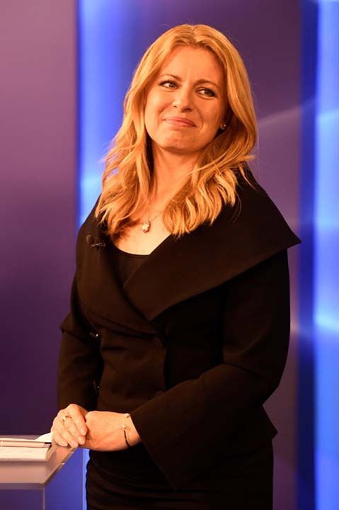 Caputova, liberal grleriyle tannyor. 