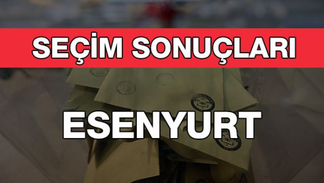 Geçersiz Oy Sayısı: 17.774  <br><br>  ESENYURT: CHP<br><br>  Kesin olmayan sonuçlara göre 224 bin 87 oy alan CHP'li Kemal Deniz Bozkurt, Esenyurt Belediye Başkanı seçildi. Onu 199 bin 635 oy ile AKP'li Azmi Ekinci takip etti.  