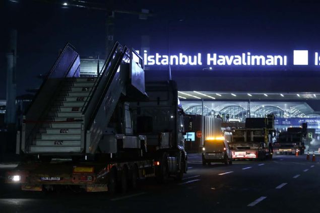 al 29 Ekim 2018'de Cumhurbakan Recep Tayyip Erdoan tarafndan gerekletirilen stanbul Havaliman'na ulamaya balad.  