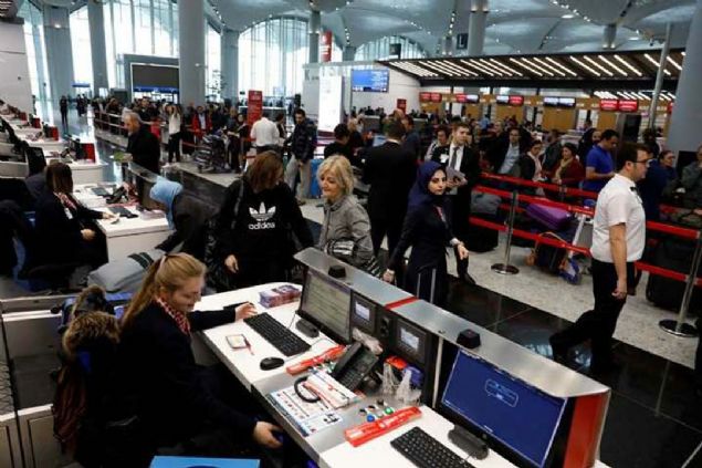 Toplamda 76,5 milyon metrekarelik alan zerine ina edilen havalimannn ilk faz, tam kapasiteyle almaya balad.  