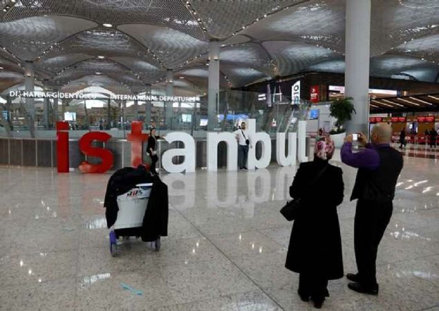 Havalimannn ana terminal binas, 1 milyon 300 bin metrekareyle tek at altnda dnyann en by unvann alacak.  