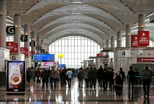 ngiliz Scott Brownrigg firmasnn nclnde Grimshaw, Nordic, Haptic, Fonksiyon ve TAMKiklop'un desteiyle tasarlanan stanbul Havaliman terminal binasna,   