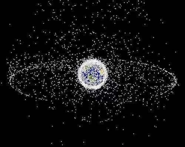 Gnmzde, an itibariyle Dnya etrafnda 22.000 adet uydu dolanmaktadr.                           