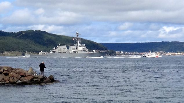 Boazda manevra yaplmas en g nokta olan Nara Burnunu dnerek, Marmara Denizine yol ald.  