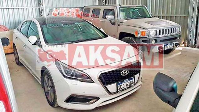 Aydn'n el konulan 7 adet arac arasnda milyon dolarlk lks spor otomobilleri, lks cipler, pikap ve TIR'lar bulunuyor. 
