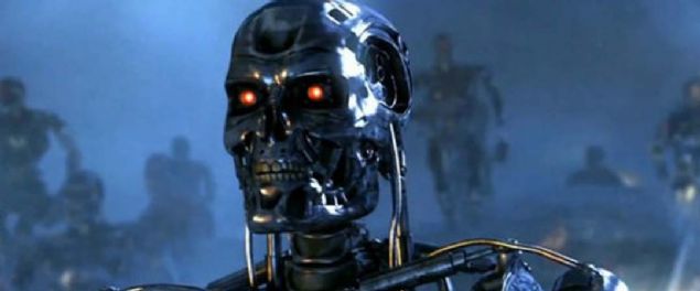 Robotlarn retilmesi, nl bilim kurgu filmi Terminator'de kurgusal bir yapay zeka sistemi olan Skynet'i hatrlatt.  
