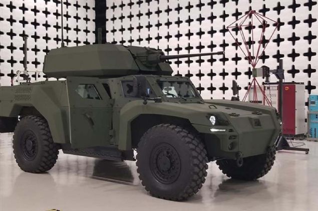 Keif-gzetleme ve ate destek ihtiyacn karlamak zere hazrladmz bir platform. Hem elektronik keif hem de cebri keif uygulamalar iin kullanlabilecek. Drone veya robotlarla entegre edilebilecek, ileride otonom grevlendirilebilecek bir ara.' 