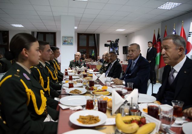  'Trk milleti tarih boyunca tm bu vasflara en st dzeyde sahip olduu iin hep blgesinin ve dnyann en iyi askeri gc olarak varln srdrmtr. Mesele bizim ecdadmz, bizim askerimiz olduunda saysal ounluk, hatta teknolojik donanm asla tek bana belirleyici olamaz. nk bizim milletimizde yle bir yrek, yle bir taktik zeka vardr ki askeri mcadeleyi kazanacak bir yolu daima bulur. Bu zelliimizi eitim ve donanmla tehiz ettiimizde Allah'n izniyle nmzde kimse duramaz.'  