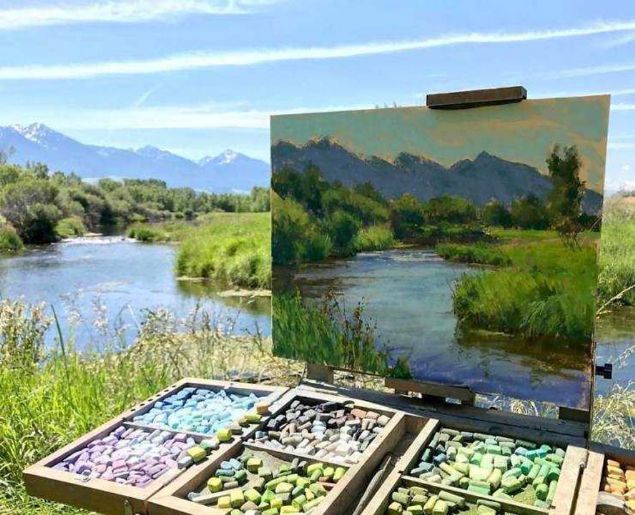 te doann esiz gzelliklerini tablolaryla tm dnyaya gsteren Aaron Schuerr'n muhteem almalar... 