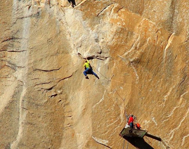 Kevin Jorgeson ise aslnda bir bouldering uzman ve high bouldering trmanan bir trmancdr.   