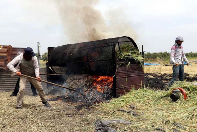 Tm mahalleyi dumanlar kaplyor Hemen hemen herkesin bu ile urat mahallenin her kesinden gece gndz dumanlar ykseliyor. 