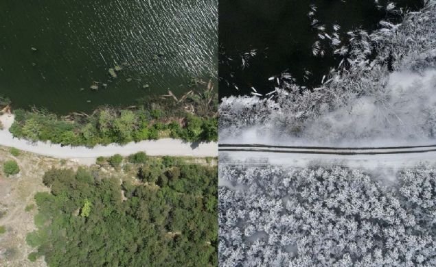 Ankara'daki Eymir Gl, Ankara Kalesi, Bursa-Uluda yolu, Dzce Kaynal'daki Topuk Yaylas yolu, Dzce-Zonguldak arasndaki Bat Karadeniz yolu ve ormanlar,   