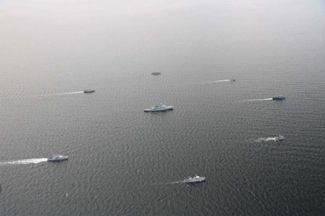 50 gemi ve denizalt Baltk Denizi'nde. 