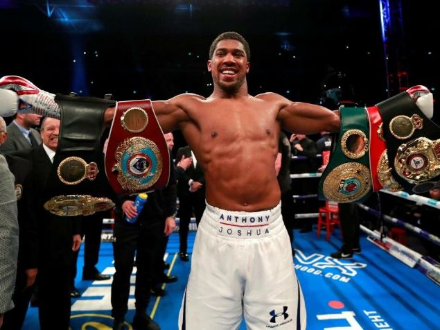                                                                 ANTHONY JOSHUA - BOKS  <br><br>  55 MLYON DOLAR                                                         