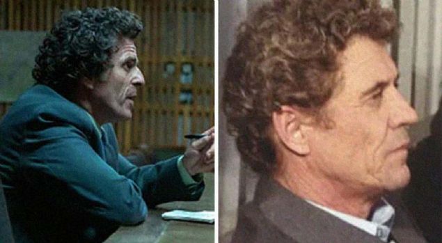 7. Viktor Bryukhanov rolndeki Con Oneill / Santral mdr    <br><br>  Bryukhanov, kaza blgesine geldikten sonra durumu hafife alanlardan ve gerekli nlemleri almakta ge kalanlardan biriydi.  <br><br>  Akimov, ciddi bir radyasyon yayldn syledii halde ciddiye almadlar. Gece saat 3'te sekreter yardmcs Maryin'i arad ve Akimakov'un sylediklerini aktard.   <br><br>  Maryin emir komuta zincirini harekete geirerek dier yetkililere haber verdi. Bryukhanov on yl hapis cezasna arptrld, ancak hastalndan dolay cezas 5 yla drld.    