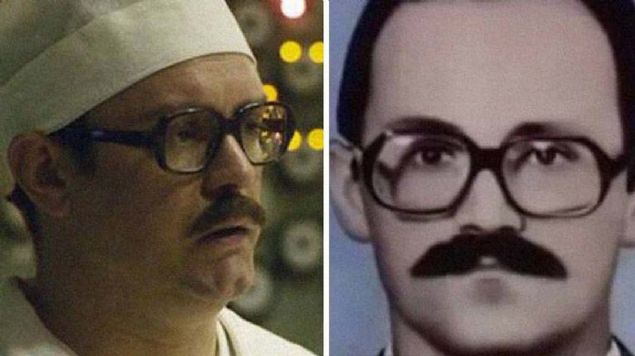 4. Aleksandr Akimov rolndeki Sam Troughton / Gece vardiyas amiri  <br><br>  Akimov, felaket gecesi vardiya efi olarak grev alan mhendis. Uyarlar ve mdahaleleri ile olayn ok daha byk bir felakete dnmesini engelleyen isim ayn zamanda.   <br><br>  Aleksandr Akimov 2 hafta sonra akut radyasyon sendromu nedeniyle hayatn kaybetti.       