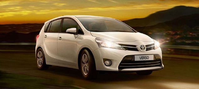 Toyota Verso  <br><br>  Toyota'nn dier bir modeli Verso da listede bulunuyor.                  