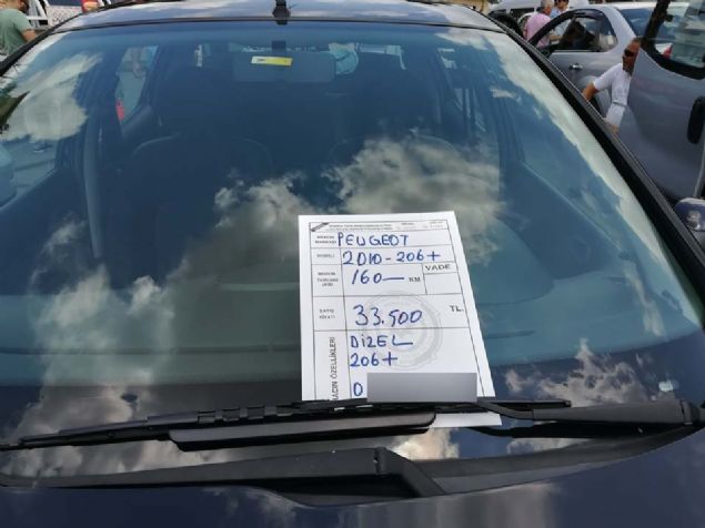 2010 PEUGEOT 206+   <br><br>  33.500 TL          