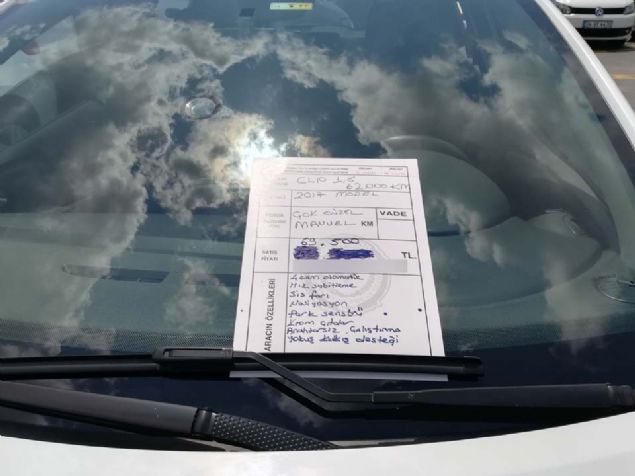 2017 RENAULT CLO   <br><br>  69.500 TL              