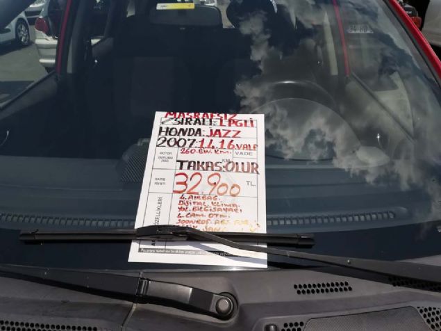 2007 HONDA JAZZ   <br><br>  32.900 TL       