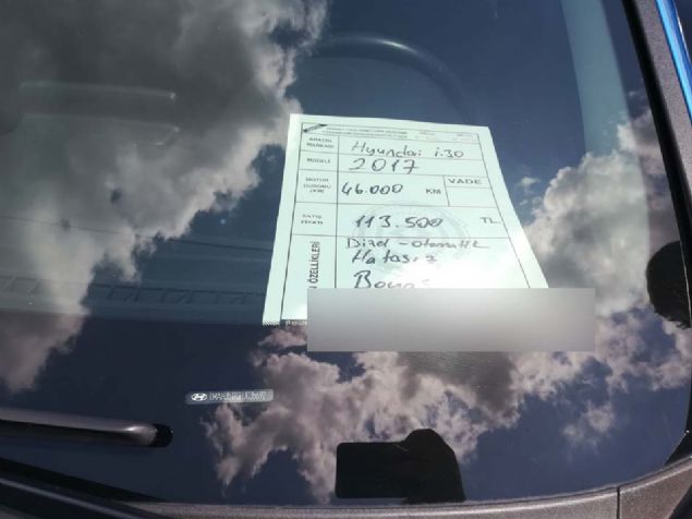 2017 HYUNDA 30   <br><br>  113.500 TL                         