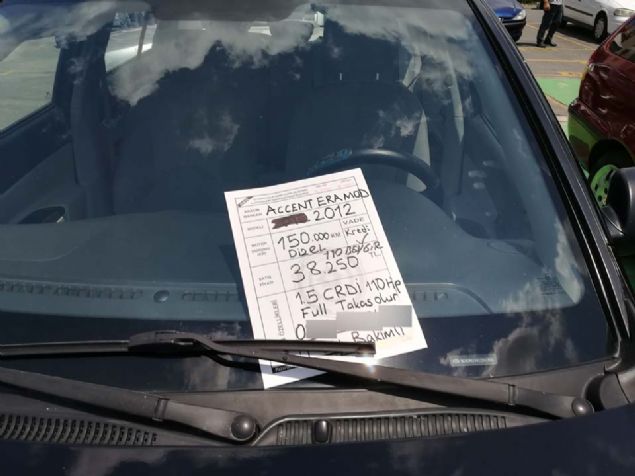 2012 HYUNDA ACCENT ERA   <br><br>  38.250 TL                   
