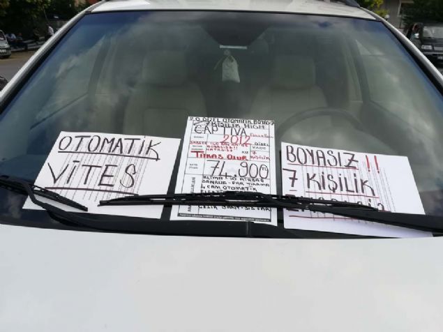 2012 CHEVROLET CAPTVA   <br><br>  74.900 TL                