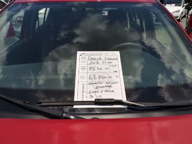 2016 DACA STEPWAY   <br><br>  63.750 TL              