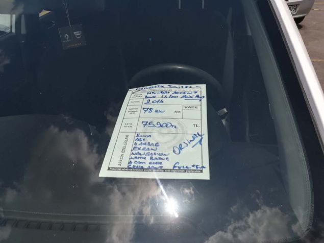 2016 HYUNDA ACCENT BLUE   <br><br>  75.900 TL          