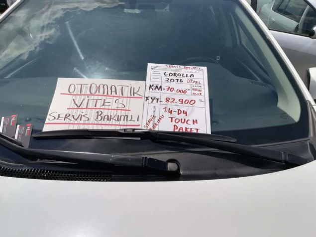 2015 TOYOTA COROLLA   <br><br>  82.900 TL       