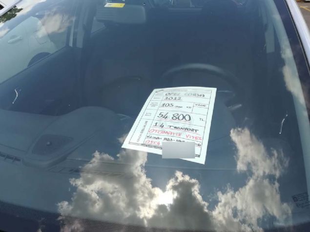 2012 OPEL CORSA   <br><br>  54.800 TL   