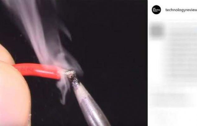 Kablonun u ksmn lehimliyoruz.    