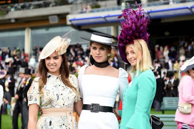 Amber Le Bon, Lady Sabrina Percy ve Isabel Getty 