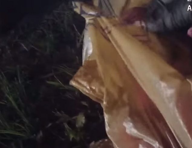 Sesin yerdeki bir poetten geldiini fark eden Alan Ragetz, Forsyth County erifine haber vererek durumu bildirdi  