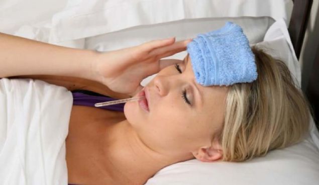 Ateiniz km gibi davrann  <br><br>  Yatmadan bir saat kadar nce buzdolabna slak bir kuma koyun ve uykuya dalarken bunu alnnza yerletirin.          