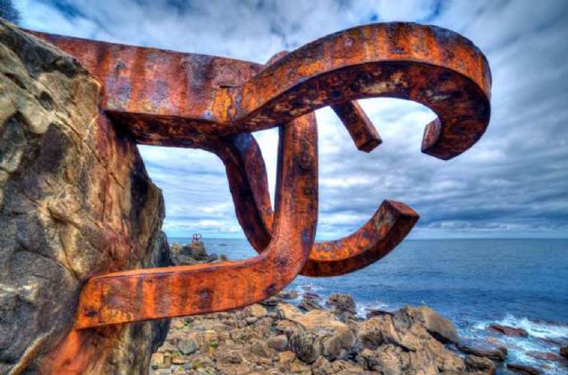 Peine del Viento (Rzgrn Tara), Gipuzkoa, spanya         