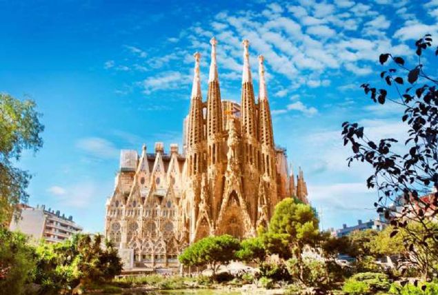 Sagrada Famlia, Barselona, spanya      