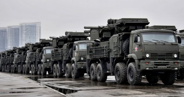 Pantsir-S1'in standart 57E6Ye mhimmatnn gelitirebildii hz: Saniyede 1.300 metre  