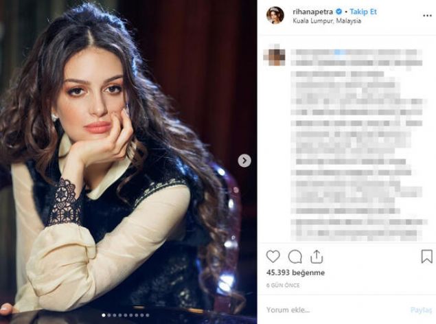 �BU S�ZLER� �AKA SANDIM�  <br><br>  Ki�isel Instagram hesab�ndan bir dizi payla��m yapan g�zellik krali�esi Oksana Voevodina, Malezya Kral� Sultan 5. Muhammed ile 2017 y�l�nda Avrupa�da tan��t�klar�n� ifade ederek �unlar� kaydetti:    