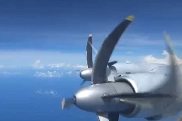 Rusya, gerilim sonras Rus - in bombardman uaklarnn blgede yrtt ortak devriye faaliyetlerine ilikin grntleri paylat.     