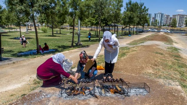K�� mevsiminde t�ketilecek babaganu� i�in sebzelerin yo�un yeti�ti�i yaz mevsiminde ba�layan tatl� tela�, kimi zaman arbane e�li�inde e�lenceye de d�n���yor. 