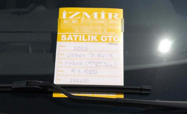 2015 Dacia Lodgy 51.500 TL  