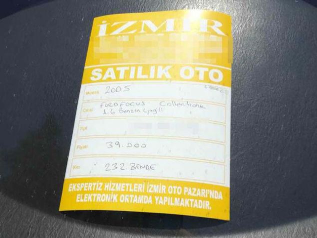 2005 Ford Focus 39.000 TL      