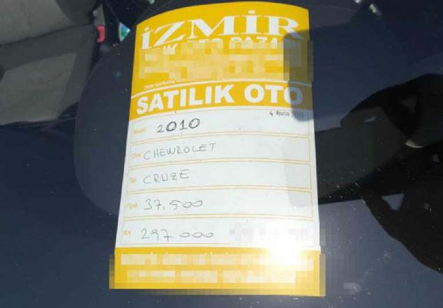 2010 Chevrolet Cruze 37.500 TL                   