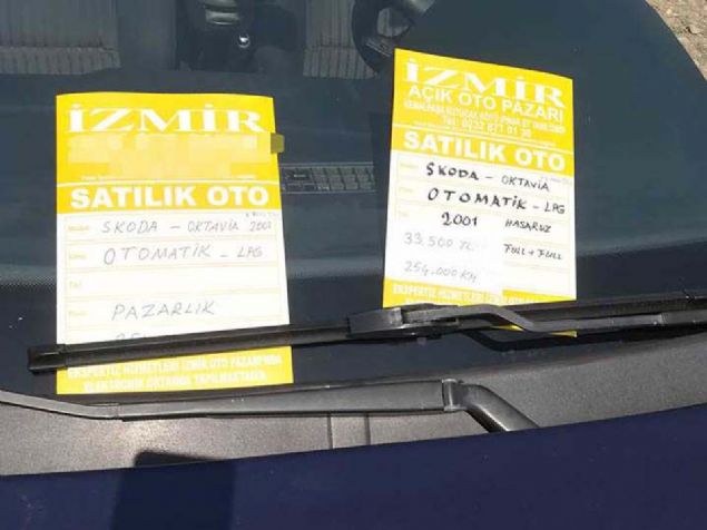2001 Skoda Octavia 33.500 TL      