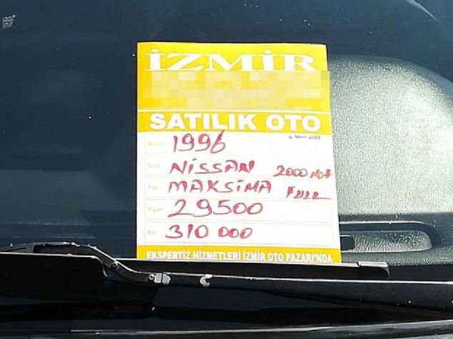 1996 Nissan Maxima 29.500 TL          