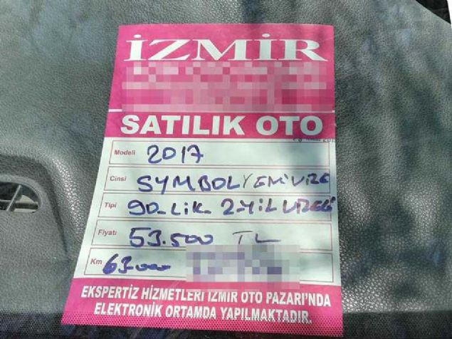 2017 Renault Symbol 53.500 TL          